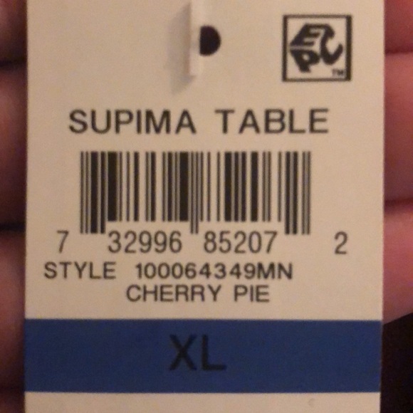 Tasso Elba 100% Supima Cotton Shawl Collar Pullover Sweater XL Cherry Pie - Picture 4 of 4